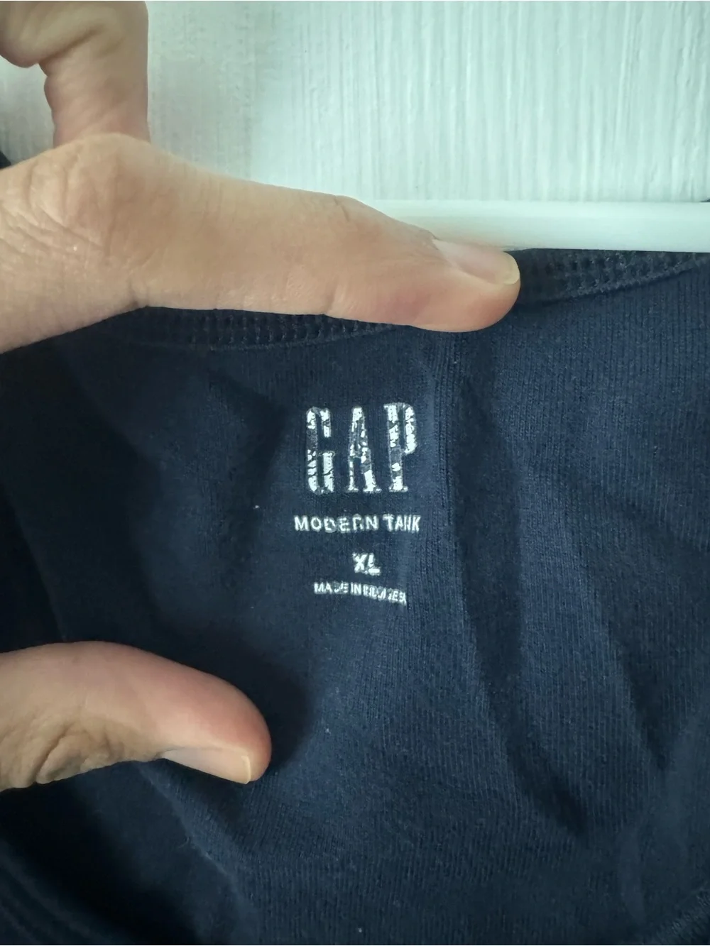 4 pc Bundle Gap Navy Blue Tank Tops XL Supima Cotton Blend Set of 4
